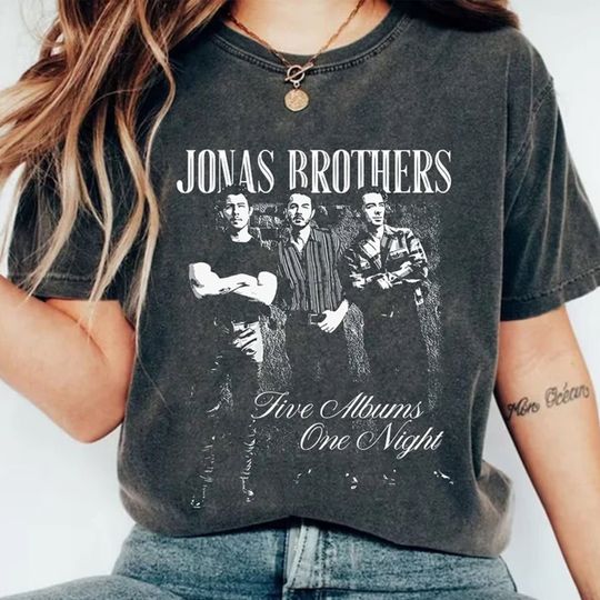 Discover Jonas Brothers Vintage T-shirt, Jonas Brothers Tour Shirt