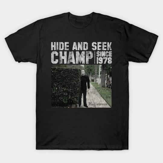 Discover Halloween Michael Myers Hide And Seek Camp T-Shirt, Horror T-Shirt, Halloween T-Shirt, Movie T-Shirt