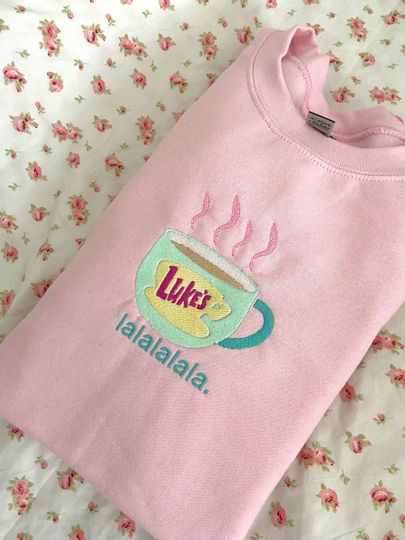 Discover Luke Gilmore Girls Embroidered Sweatshirt