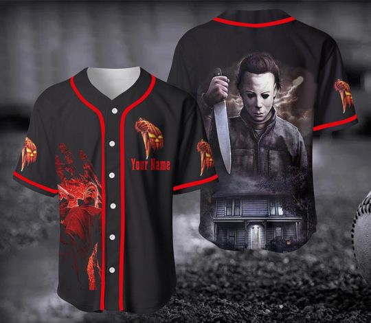 Discover Michael Myers Shirt, Halloween Baseball Jersey, Horror Jersey