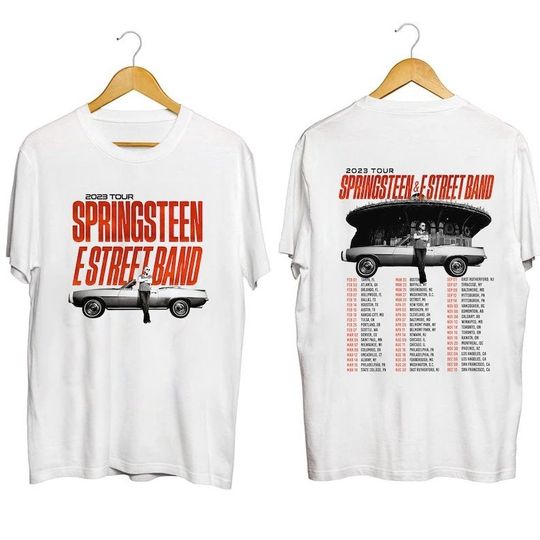 Discover Bruce Springsteen 2023 Tour Shirt, E Street Band Tour T-Shirt