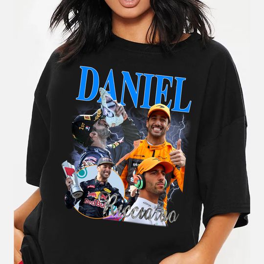 Discover Daniel Ricciardo Vintage Washed T-Shirt
