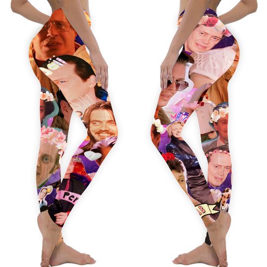 Discover Steve Buscemi Galaxy Collage Leggings