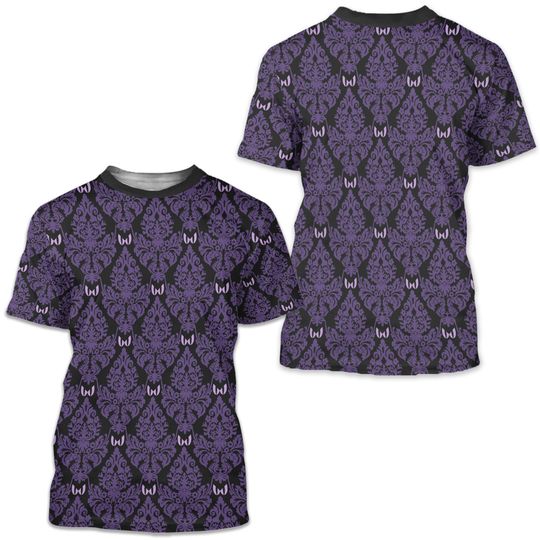 Discover Haunted Damask Costume Halloween Cosplay 3D T-Shirt, Halloween Costume For Family Group T-Shirt