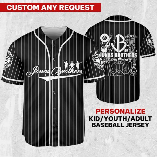 Discover Jonas Brothers Sucker Black Jersey, Jonas Brothers Baseball Jersey, Jonas Brothers The Tour 2023