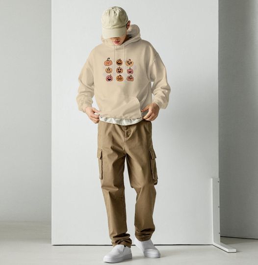 Discover Pumpkin Hoodie Halloween Hoodie Fall Hoodie Pumpkin Hoodie