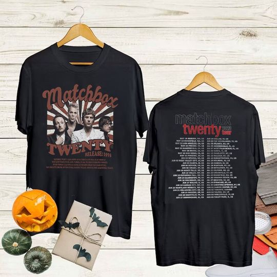 Discover Matchbox Twenty Shirt, Slow Dream Tour Matchbox Twenty 2023 T-Shirt