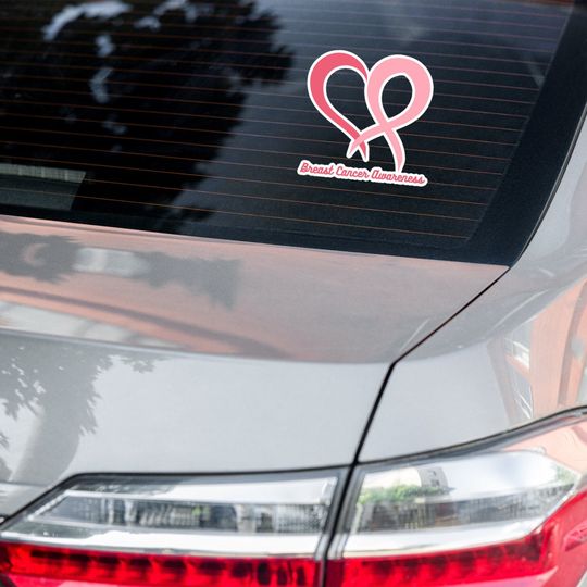 Discover Breast Cancer Awareness Sticker