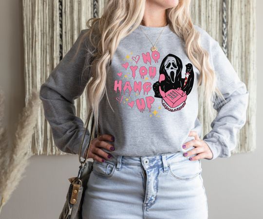 Discover No You Hang Up Shirt, Ghostface Scream
