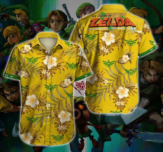 Discover A Zelda Hawaiian Shirt