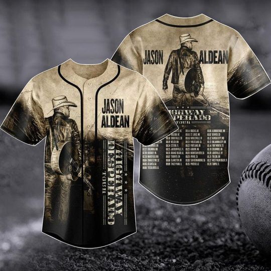 Discover Jason Highway Desperado Tour Baseball Jersey, Try That In A Small Town 3D Shirt