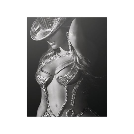 Discover Black and White Beyonce Renaissance Tour Poster