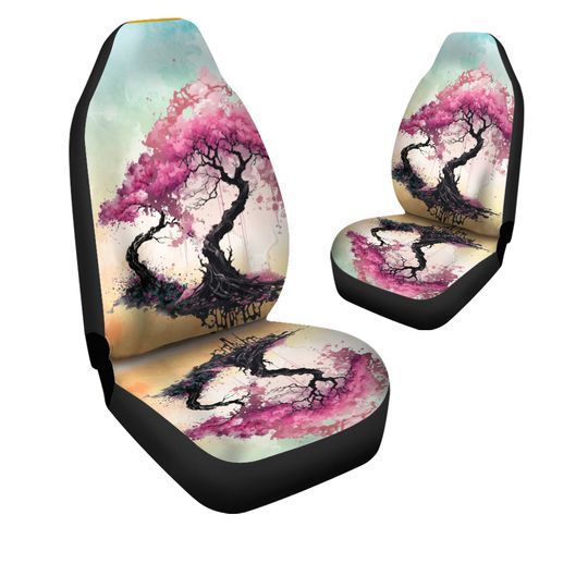 Discover Cherry Blossom Tree Car Seat Covers, Seat Cover For Women