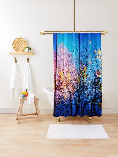 Discover Cherry Blossoms | Shower Curtain