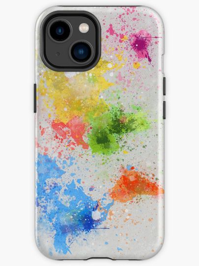 Discover world map painting | iPhone Case