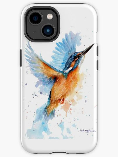 Discover Kingfisher watercolour | iPhone Case