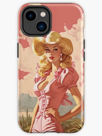 Discover Barbenheimer - Dusty Summer Glamour | iPhone Case