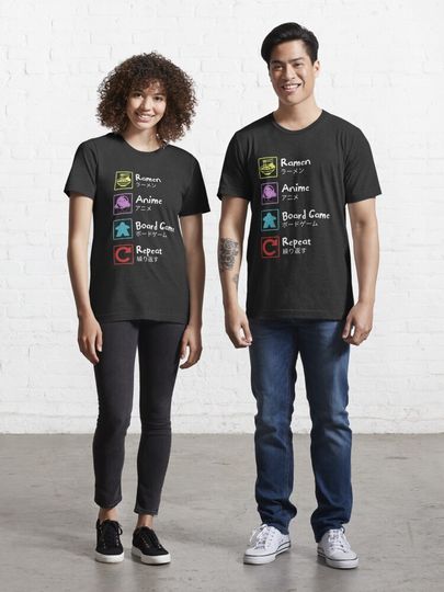 Discover Ramen, Anime, Board Game, Repeat - Bilingual Japanese Lifestyle | Essential T-Shirt