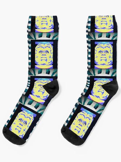 Discover Blue Face | Socks