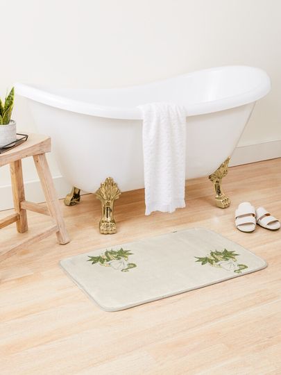 Discover Pocket Fury: Dragon On The Loose! - Perfect companion for Adventurer and Dungeon Master! | Bath Mat