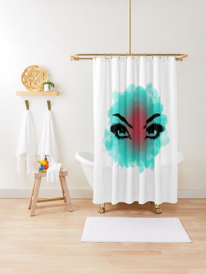 Discover I am watching you | Shower Curtain