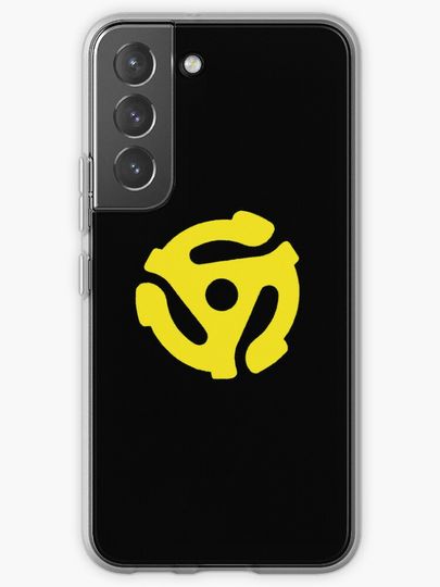 Discover Classic Yellow 45 Vinyl Record Single Adapter | Samsung Galaxy Phone Case