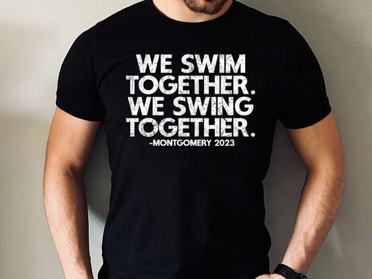 Discover We Swim Together We Swing Together Shirt, Chair Albm Sarcastic Shirt, Folding Chair T-Shirt