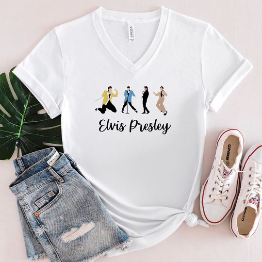 Discover Elvis Presley Dancing - Star Rock Music T-Shirt - Elvis Presley Shirt