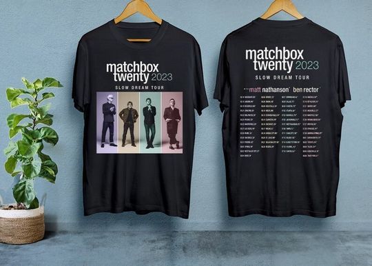 Discover Matchbox Twenty - Slow Dream Tour T-Shirt, Matchbox Twenty 2023 Tour T-Shirt
