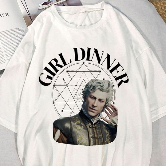 Discover Astarion Girl Dinner Shirt, Astarion Meme Sweatshirt, Astarion Bg3 Tee, Rogue Vampire High-Elf Shirt