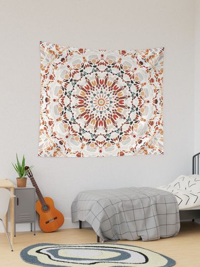 Discover Autumn Colors Mandala | Tapestry