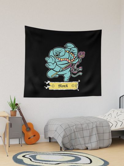 Discover Monkgrade: The Zen Tardigrade - RPG  Character Monk Tardigrade | Tapestry
