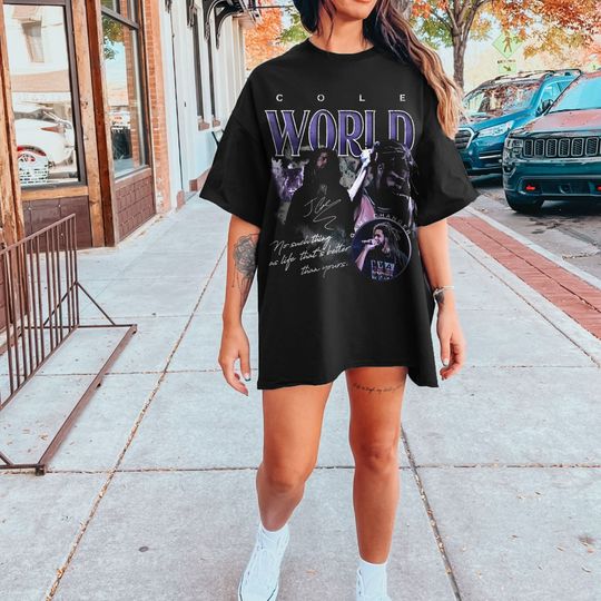 Discover J Cole Vintage T-Shirt, Cole World Shirt, Concert Shirt, Hip Hop Rap Shirt