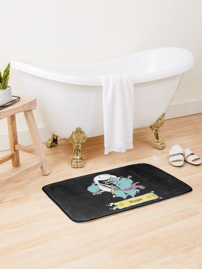 Discover Roguegrade: The Stealthy Tardigrade - RPG  Character Rogue Tardigrade | Bath Mat