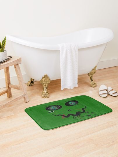 Discover snake transformation horror | Bath Mat
