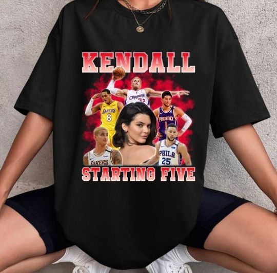 Discover Kendall Starting Five shirt, Kendall Jenner shirt