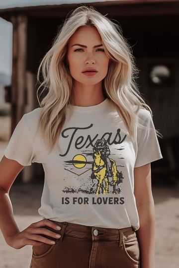 Discover Texas is for lovers tee, Texas shirt, Western Graphic Tee
