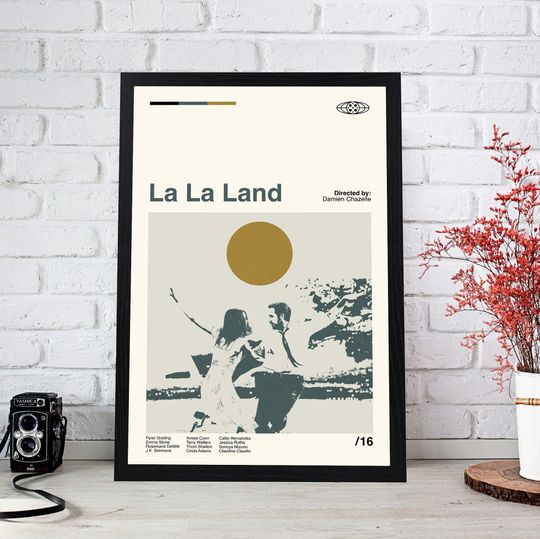 Discover La La Land Poster, Damien Chazelle Poster, Vintage Poster