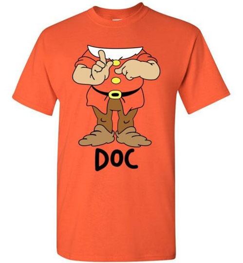 Discover Seven Dwarfs Doc T-Shirt, Costume Halloween Cosplay T-Shirt, Halloween Costume For Family Group T-Shirt