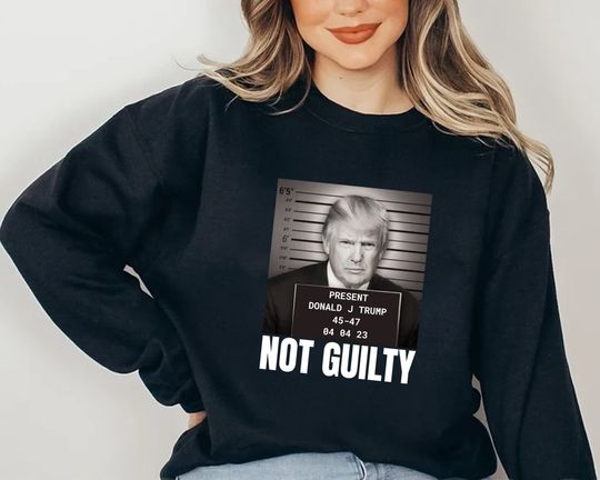 Discover Trump Mugshot GA Guilty Af 2023 Tshirt - Trump Guilty af shirt
