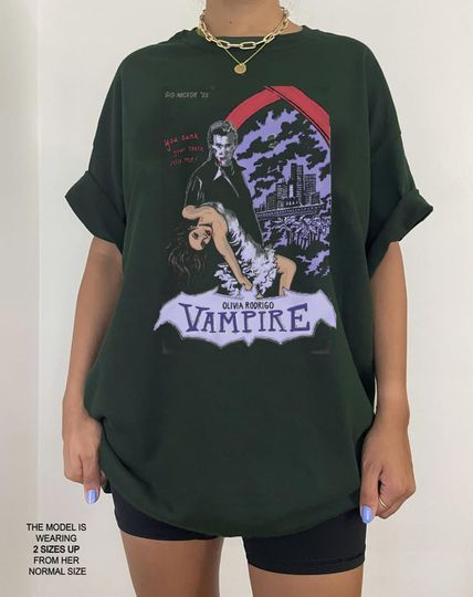 Discover Vintage Olivia Rodrigo T-Shirt, Olivia Rodrigo Vampire Shirt