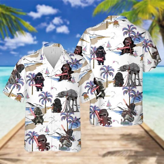 Discover Villain Fictional Character Hawaiian Shirt, Star Batlle Hawaii Summer Family Group Matching