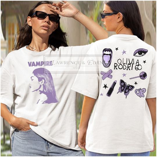 Discover Vampire Shirt, Olivia New Album Shirt, Album GUTS Shirt, Olivia Rodrigo Shirt