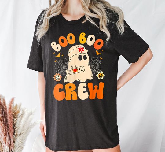 Discover Boo Boo Crew Nurse Shirt, Nurse Halloween Shirt
