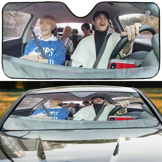 Discover Seventeen Kpop Car Sun Shade, S.Coups