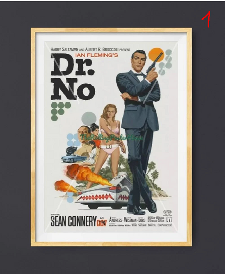 Discover James Bond Vintage Movie Poster