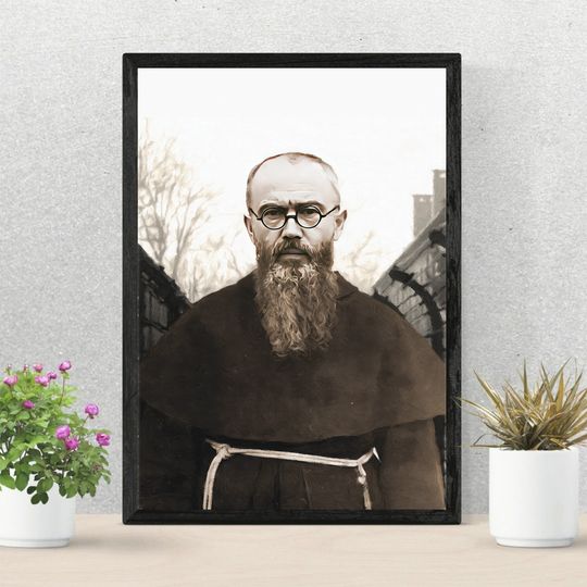Discover Saint Maximilian Kolbe Canvas