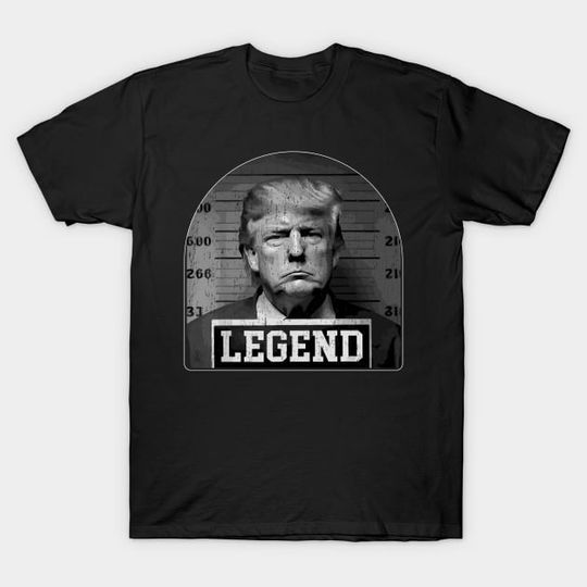 Discover Trump 2024 Mugshot President Legend Trump mugshot 2024 - Trump Mugshot - T-Shirt