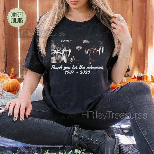 Discover Thank You Bray Wyatt 1987 - 2023 Vintage T-Shirt, Bray Wyatt Shirt