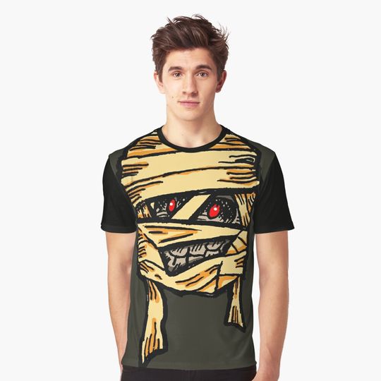 Discover 3D Mummy Horror Movie T-Shirt